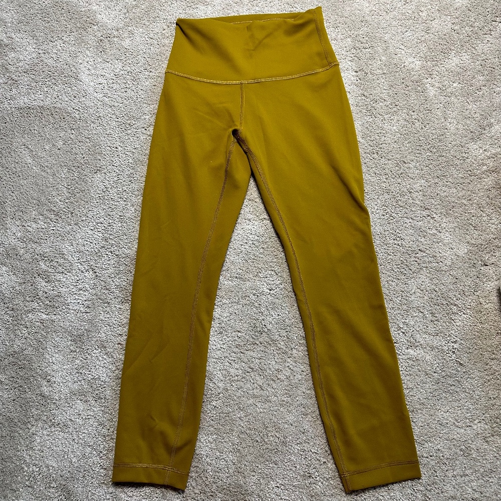 Lululemon Wunder Train, 23", Gold Spice
